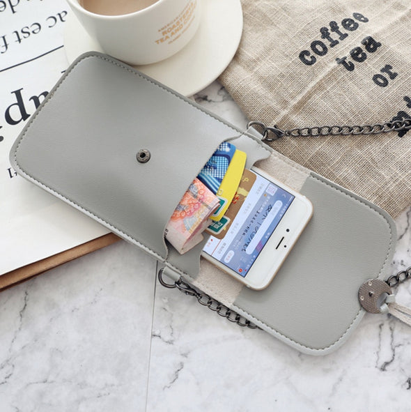 Schultertasche Umhängetasche Smartphone/Geldbörse