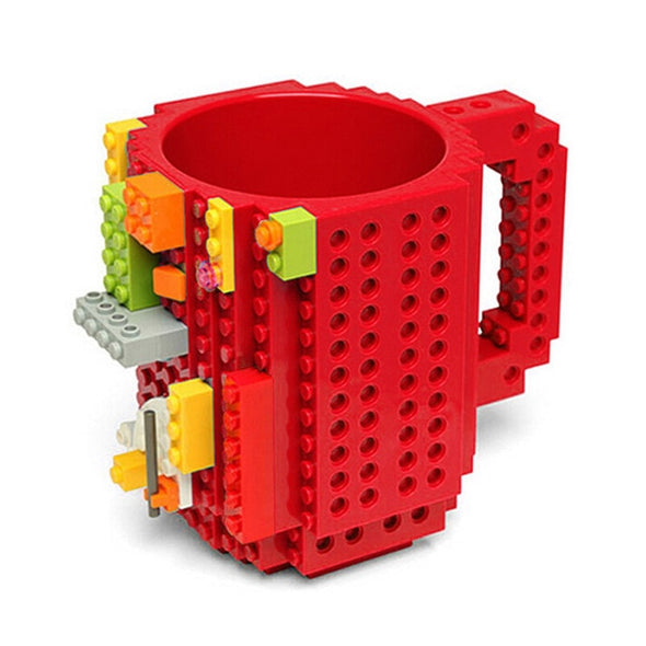 Kaffee Becher im Baustein Design
